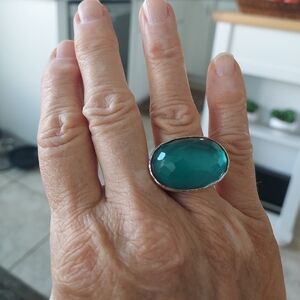 Ippolita Wonderland Silver and Teal Rock Crystal Ring
